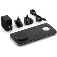 Ładowarka bezprzewodowa Satechi Qi2 Trio Wireless Charging Pad ST-QTPM-EA, 15W dla smartfonów, 5W dla AirPods, 5W Apple Watch | Sklep ITnes.pl, IT for BUSINESS