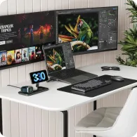 Ładowarka bezprzewodowa Satechi Qi2 Trio Wireless Charging Pad ST-QTPM-EA, 15W dla smartfonów, 5W dla AirPods, 5W Apple Watch | Sklep ITnes.pl, IT for BUSINESS