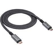 Kabel Akyga USB4 USB-C AK-USB-45, 1 m, 40Gbps, 8K 60Hz, 240W, Czarny | Sklep ITnes.pl, IT for BUSINESS