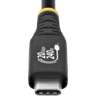 Kabel StarTech USB4 USB-C CC2M20GUSB4TP, 1,8 m, 20Gbps, DP 2.1 4K 120Hz, 240W, Czarny | Sklep ITnes.pl, IT for BUSINESS