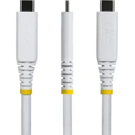 Kabel StarTech USB4 USB-C CC1M40GUSB4TPW, 1 m, 40Gbps, DP 2.1 8K 60Hz, 240W, Biały | Sklep ITnes.pl, IT for BUSINESS