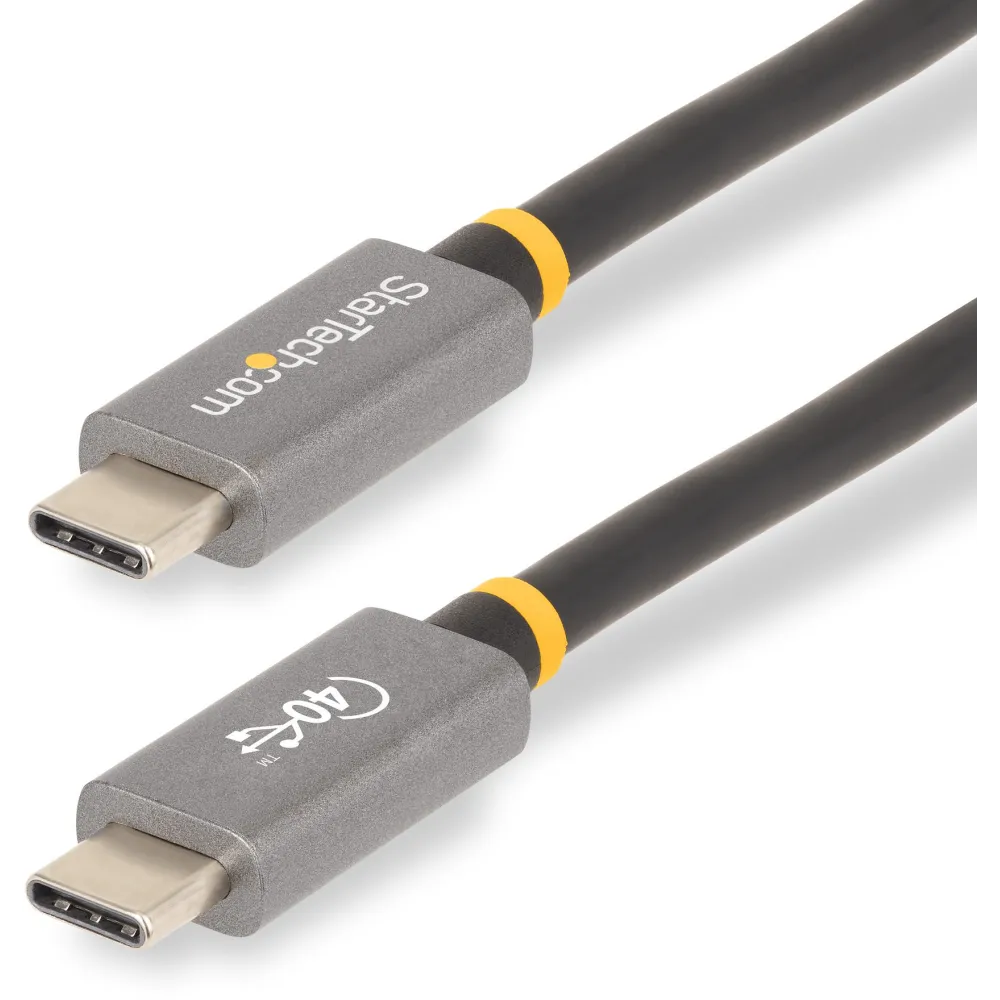 Kabel StarTech USB4 USB-C CC1M-40G-USB-CABLE, 1 m, 40Gbps, DP 2.1 8K 120Hz, 100W, Czarny | Sklep ITnes.pl, IT for BUSINESS