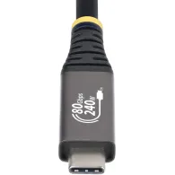 Kabel StarTech USB4 USB-C CC50CM80GUSB4CABLE, 0,5 m, 80Gbps, DP 2.1 8K 120Hz, 240W, Czarny | Sklep ITnes.pl, IT for BUSINESS
