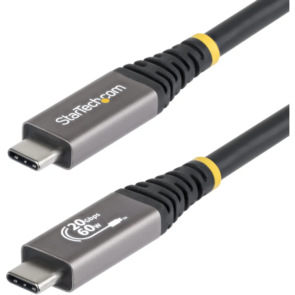 Kabel StarTech USB4 USB-C CC3M20GUSB4CX, 3 m, 20Gbps, DP 2.1 4K 120Hz, 60W, Czarny | Sklep ITnes.pl, IT for BUSINESS