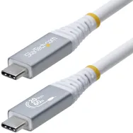 Kabel StarTech USB4 USB-C CC3M20GUSB4CXW, 3 m, 20Gbps, DP 2.1 4K 120Hz, 60W, Biały | Sklep ITnes.pl, IT for BUSINESS