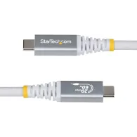 Kabel StarTech USB4 USB-C CC3M20GUSB4CXW, 3 m, 20Gbps, DP 2.1 4K 120Hz, 60W, Biały | Sklep ITnes.pl, IT for BUSINESS