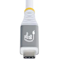 Kabel StarTech USB4 USB-C CC3M20GUSB4CXW, 3 m, 20Gbps, DP 2.1 4K 120Hz, 60W, Biały | Sklep ITnes.pl, IT for BUSINESS