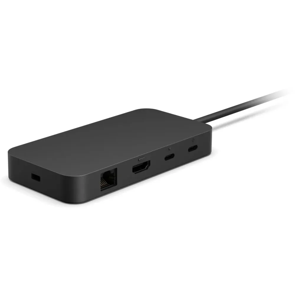 Stacja dokująca Microsoft Surface USB4 Dock EP2-19974 - USB4, USB-A 3.2 Gen 2, HDMI 2.1, USB-C (PSU), RJ-45, Kensington