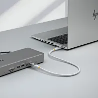 Kabel StarTech USB4 USB-C CC150CM80GUSB4CABLEW - Thunderbolt 4, 1,5 m, 80Gbps, DP 2.1 8K 120Hz, 240W, Biały