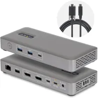 Stacja dokująca StarTech USB4 Docking Station 208UE-USB4-DOCK - 3x USB-C, 3x USB-A, 2x DP, LAN, Zasilanie