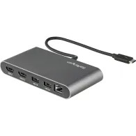 Replikator portów StarTech Dual-Monitor Thunderbolt Mini Dock TB3DKM2HDL - 2x USB-A, 2x HDMI, LAN