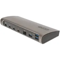 Stacja dokująca StarTech Thunderbolt 4 Docking Station TB4CDOCKUE - 4x Thunderbolt 4, 4x USB-A, LAN, Audio, SD, Zasilanie