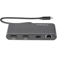 Replikator portów StarTech Thunderbolt 3 Mini Dock TB3DKM2DPL - 1x USB-A, 2x DisplayPort, LAN