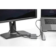 Replikator portów StarTech Thunderbolt 3 Mini Dock TB3DKM2DPL - 1x USB-A, 2x DisplayPort, LAN