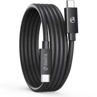 Kabel USB-C Thunderbolt 5 Orico TBZ5-15-BK-BP - 1 m, 240W, 80Gb|s, 8K 60Hz, Czarny