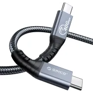 Kabel USB-C Thunderbolt 4 Orico TBZ4-20-GY-BP - 2 m, 100W, 40Gb|s, 8K 60Hz, Czarny