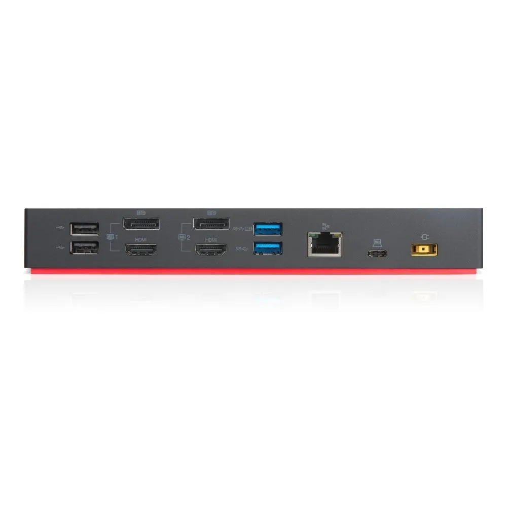 Stacja dokująca Lenovo ThinkPad Hybrid USB-C Dock 135 W 40AF0135EU, 2x DP, 2x HDMI, 1x USB-C, 5x USB, 1x RJ-45, 1x 3,5 mm miniJa