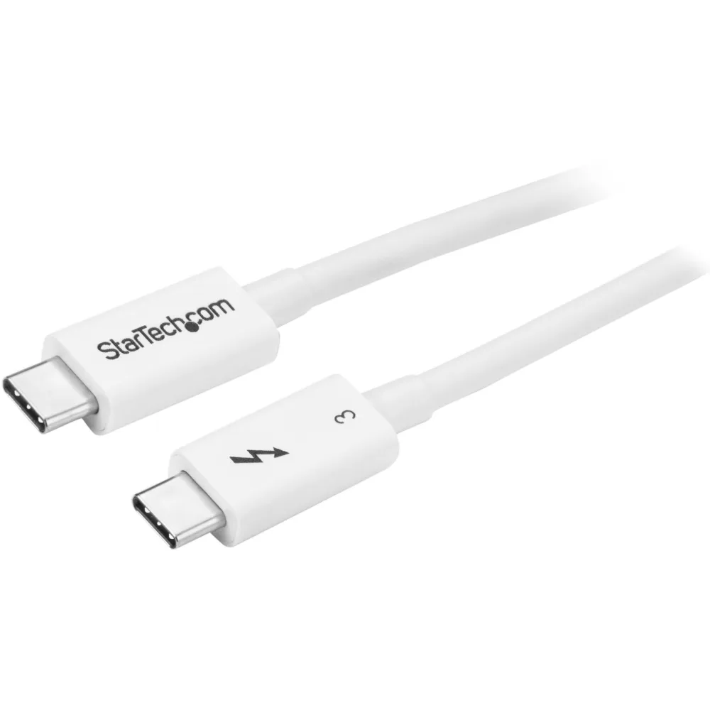 Kabel USB-C Thunderbolt 3 StarTechTBLT34MM50CW, 40Gbps, 100W, 0,5m, Biały | Sklep ITnes.pl, IT for BUSINESS