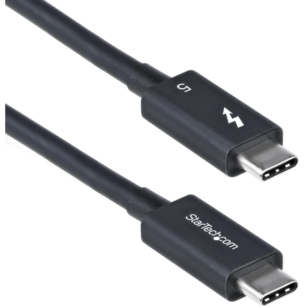 Kabel USB-C Thunderbolt 5 StarTechTBLT5MM50CM240W, 50cm, 240W, 80Gb, s, Czarny | Sklep ITnes.pl, IT for BUSINESS