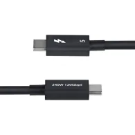 Kabel USB-C Thunderbolt 5 StarTechTBLT5MM50CM240W, 50cm, 240W, 80Gb, s, Czarny | Sklep ITnes.pl, IT for BUSINESS