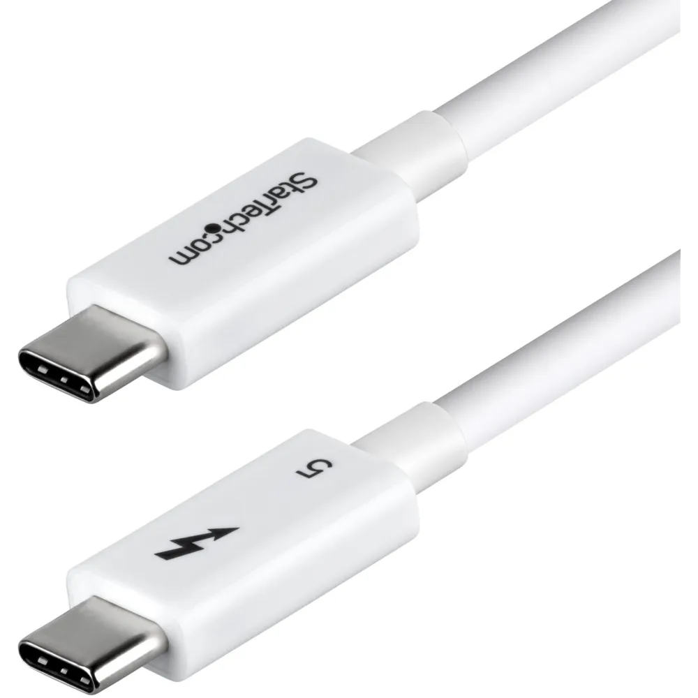 Kabel USB-C Thunderbolt 5 StarTechTBLT5MM80CM240WWH, 80cm, 240W, 80Gb, s, Biały | Sklep ITnes.pl, IT for BUSINESS