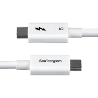 Kabel USB-C Thunderbolt 5 StarTechTBLT5MM1M240WWH, 1 m, 240W, 80Gb, s, Biały | Sklep ITnes.pl, IT for BUSINESS