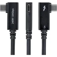 Kabel USB-C Thunderbolt 5 StarTechTBLT5MM80CM240WRA, 80cm, 240W, 80Gb, s, Czarny | Sklep ITnes.pl, IT for BUSINESS