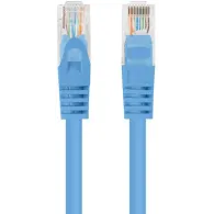 Patchcord Lanberg PCU6-20CC-0200-B, kat. 6, UTP, 2m, niebieski, opakowanie zbiorcze 10 szt | Sklep ITnes.pl, IT for BUSINESS