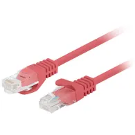 Patchcord Lanberg PCU6-20CC-0100-R, kat. 6, UTP, 1m, czerwony, opakowanie zbiorcze 10 szt | Sklep ITnes.pl, IT for BUSINESS