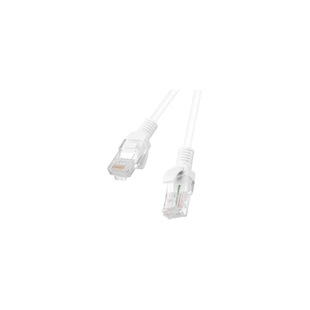 Patchcord Lanberg PCU6-10CC-0100-W, kat. 6, UTP, 1m, biały | Sklep ITnes.pl, IT for BUSINESS