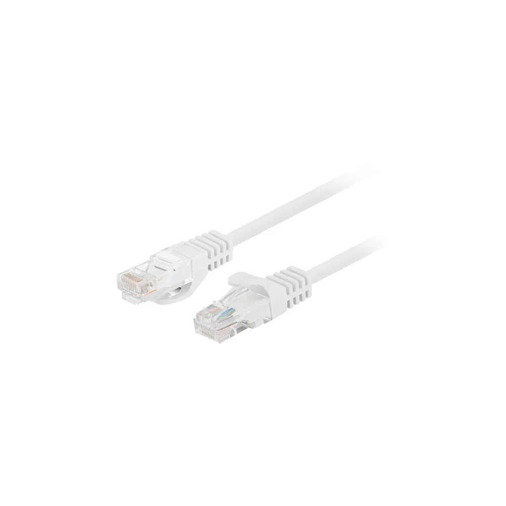 Patchcord Lanberg U/UTP PCU5-10CC-0200-W, kat. 5e, UTP, 2m, biały | Sklep ITnes.pl, IT for BUSINESS