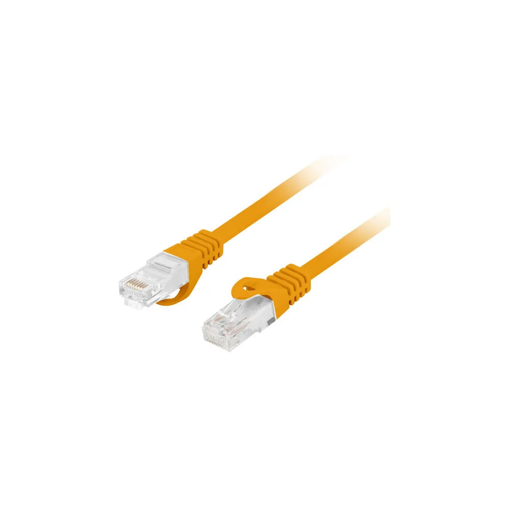 Patchcord Lanberg U/UTP PCU6-10CU-0200-O - 2 m, kat. 6, Pomarańczowy