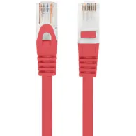 Patchcord Lanberg U/UTP PCU6-10CU-0025-R - 0,25 m, kat. 6, Czerwony