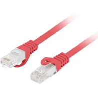 Patchcord Lanberg U/UTP PCU6-10CU-0200-R - 2 m, kat. 6, Czerwony