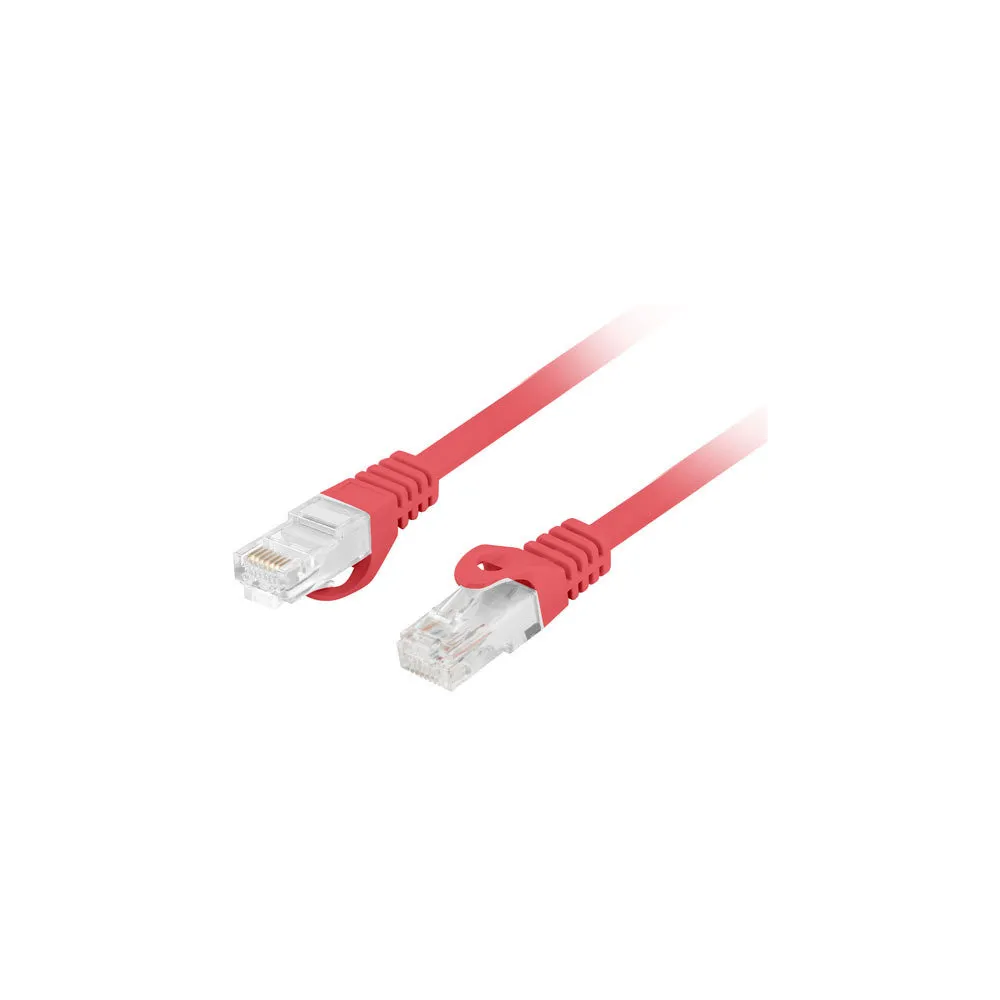 Patchcord Lanberg U/UTP PCU6-10CU-0500-R - 5 m, kat. 6, Czerwony