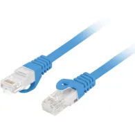 Patchcord Lanberg U/UTP PCU6-10CU-1000-B - 10 m, kat. 6, Niebieski