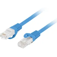 Patchcord Lanberg U/UTP PCU6-10CU-1000-B - 10 m, kat. 6, Niebieski