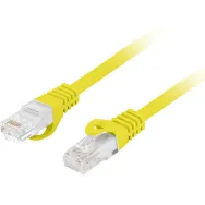Patchcord Lanberg U/UTP PCU6-10CU-0300-Y - 3 m, kat. 6, Żółty
