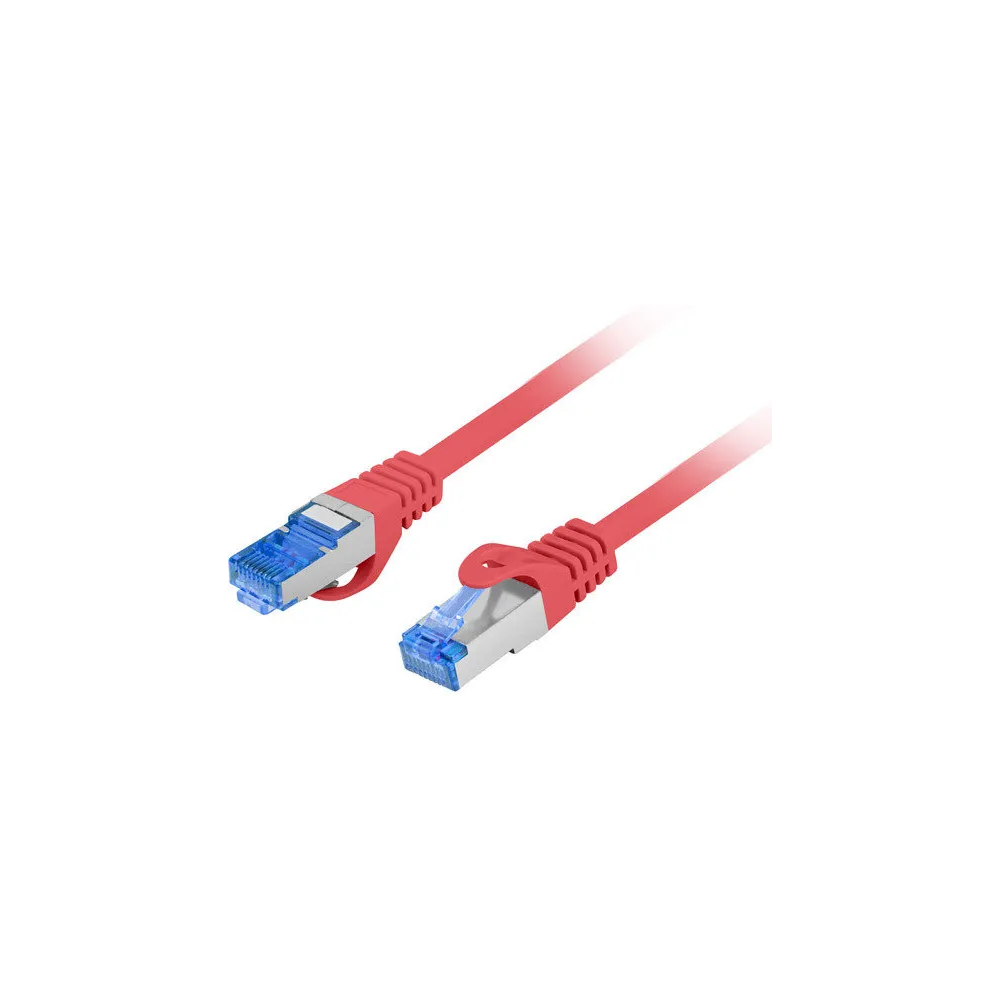 Patchcord Lanberg PCF6A-10CC-0200-R, kat. 6A, S|FTP, 2m, czerwony | Sklep ITnes.pl, IT for BUSINESS