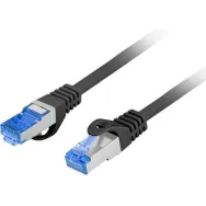 Patchcord Lanberg U/UTP PCF6A-10CC-0200-BK, kat. 6A, S|FTP, 2m, czarny | Sklep ITnes.pl, IT for BUSINESS
