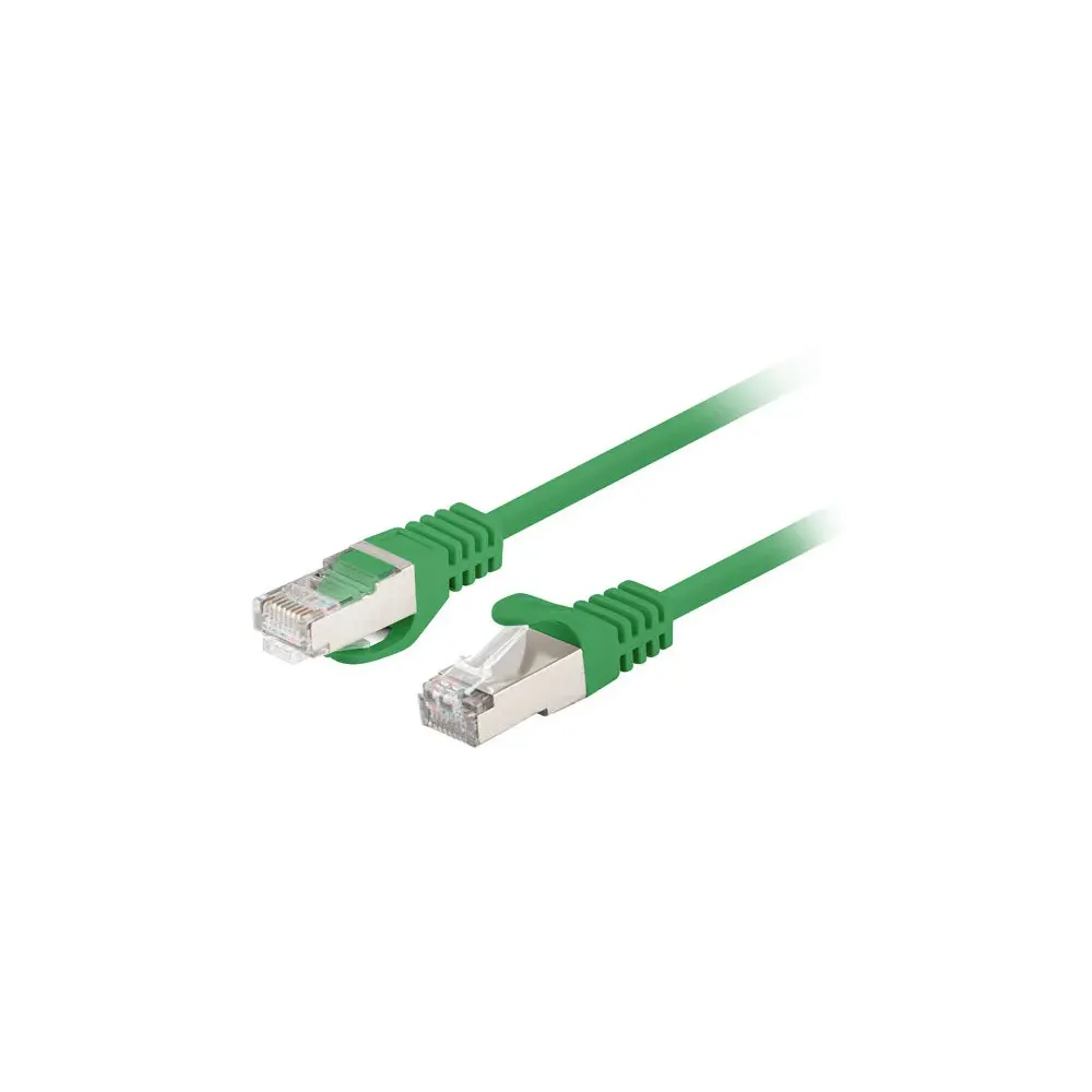 Patchcord Lanberg FTP PCF6-10CC-0025-G, kat. 6, F|UTP, 0.25m, zielony | Sklep ITnes.pl, IT for BUSINESS