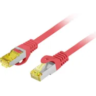 Patchcord Lanberg FTP PCF6A-10CU-0500-R, kat. 6A, S|FTP, 5m, czerwony | Sklep ITnes.pl, IT for BUSINESS