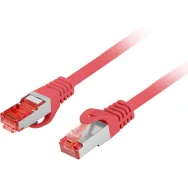 Patchcord Lanberg FTP PCF6-10CU-0100-R, kat. 6, S|FTP, 1m, czerwony | Sklep ITnes.pl, IT for BUSINESS