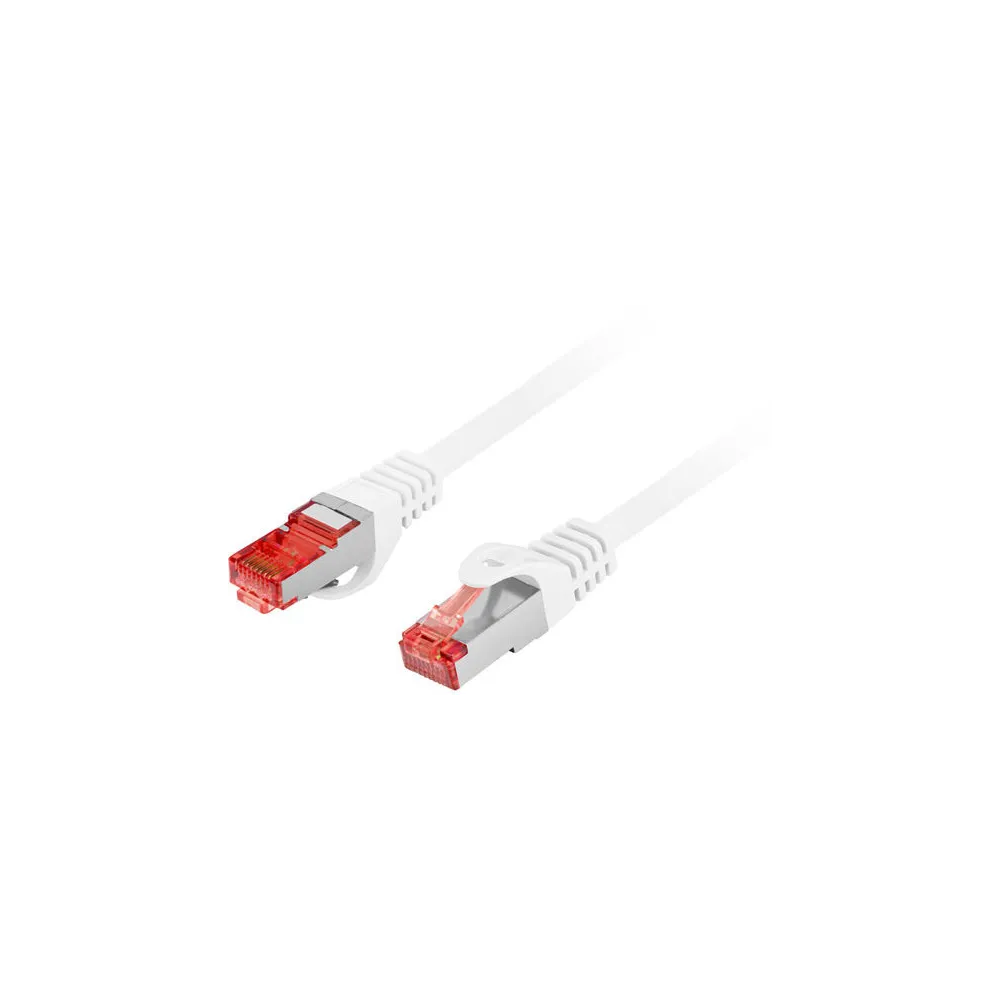 Patchcord Lanberg FTP PCF6-10CU-0200-W, kat. 6, S|FTP, 2m, biały | Sklep ITnes.pl, IT for BUSINESS