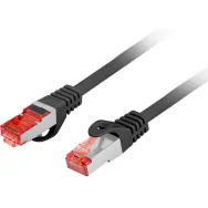 Patchcord Lanberg FTP PCF6-10CU-0300-BK, kat. 6, S|FTP, 3m, czarny | Sklep ITnes.pl, IT for BUSINESS