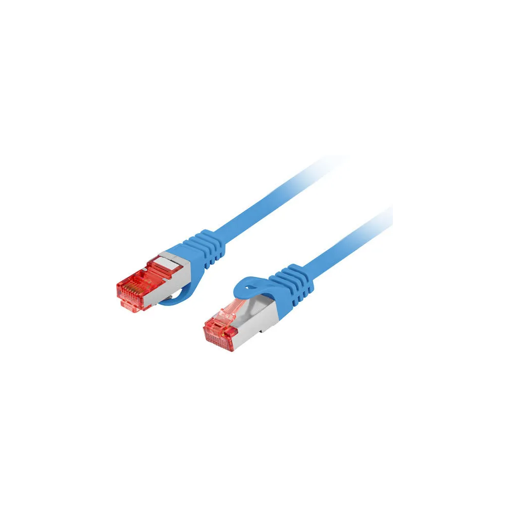 Patchcord Lanberg FTP PCF6-10CU-1000-B, kat. 6, S|FTP, 10m, niebieski | Sklep ITnes.pl, IT for BUSINESS