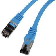 Patchcord Lanberg PCF8-10CU-0100-B, kat. 8.1, CU, S|FTP, 1m, niebieski | Sklep ITnes.pl, IT for BUSINESS