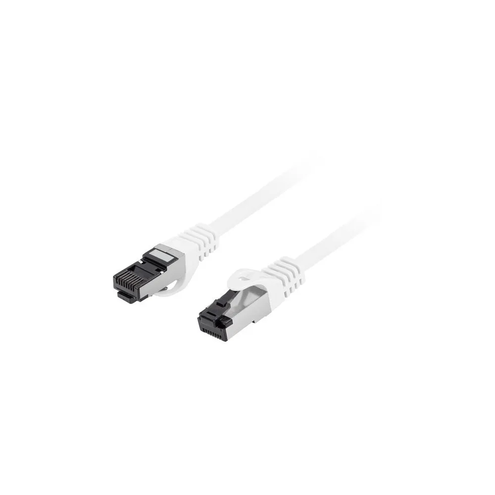 Patchcord Lanberg PCF8-10CU-0500-W, kat. 8.1, CU, S|FTP, 5m, biały | Sklep ITnes.pl, IT for BUSINESS