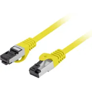 Patchcord Lanberg PCF8-10CU-0100-Y, kat. 8.1, CU, S|FTP, 1m, żółty | Sklep ITnes.pl, IT for BUSINESS