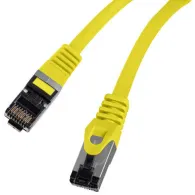 Patchcord Lanberg PCF8-10CU-0100-Y, kat. 8.1, CU, S|FTP, 1m, żółty | Sklep ITnes.pl, IT for BUSINESS